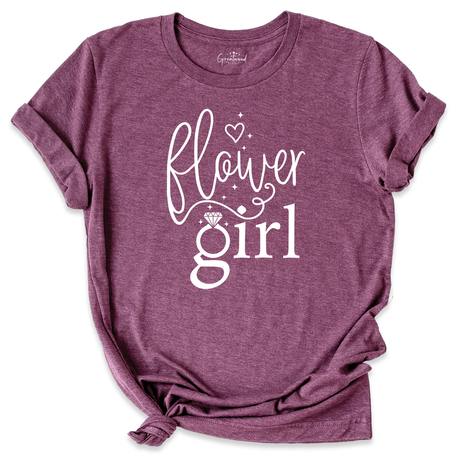 Flower girl best sale t shirt