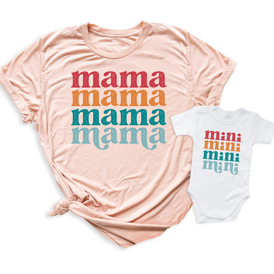 Mama Mini Matching Tee Shirt