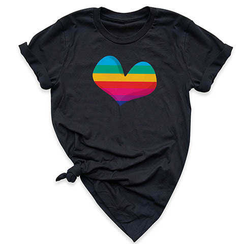 Rainbow Heart T-Shirt