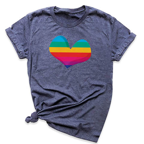 Rainbow Heart T-Shirt