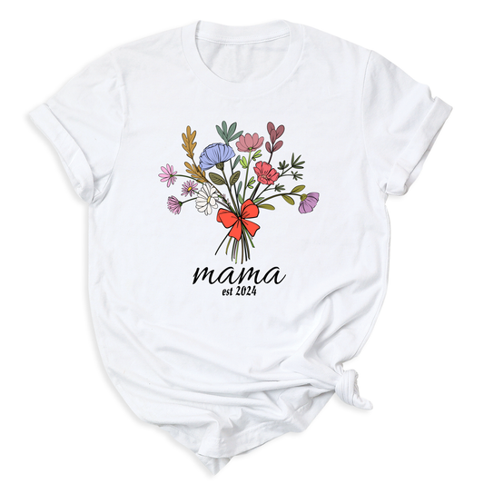 Wildflower Mama Est Shirt