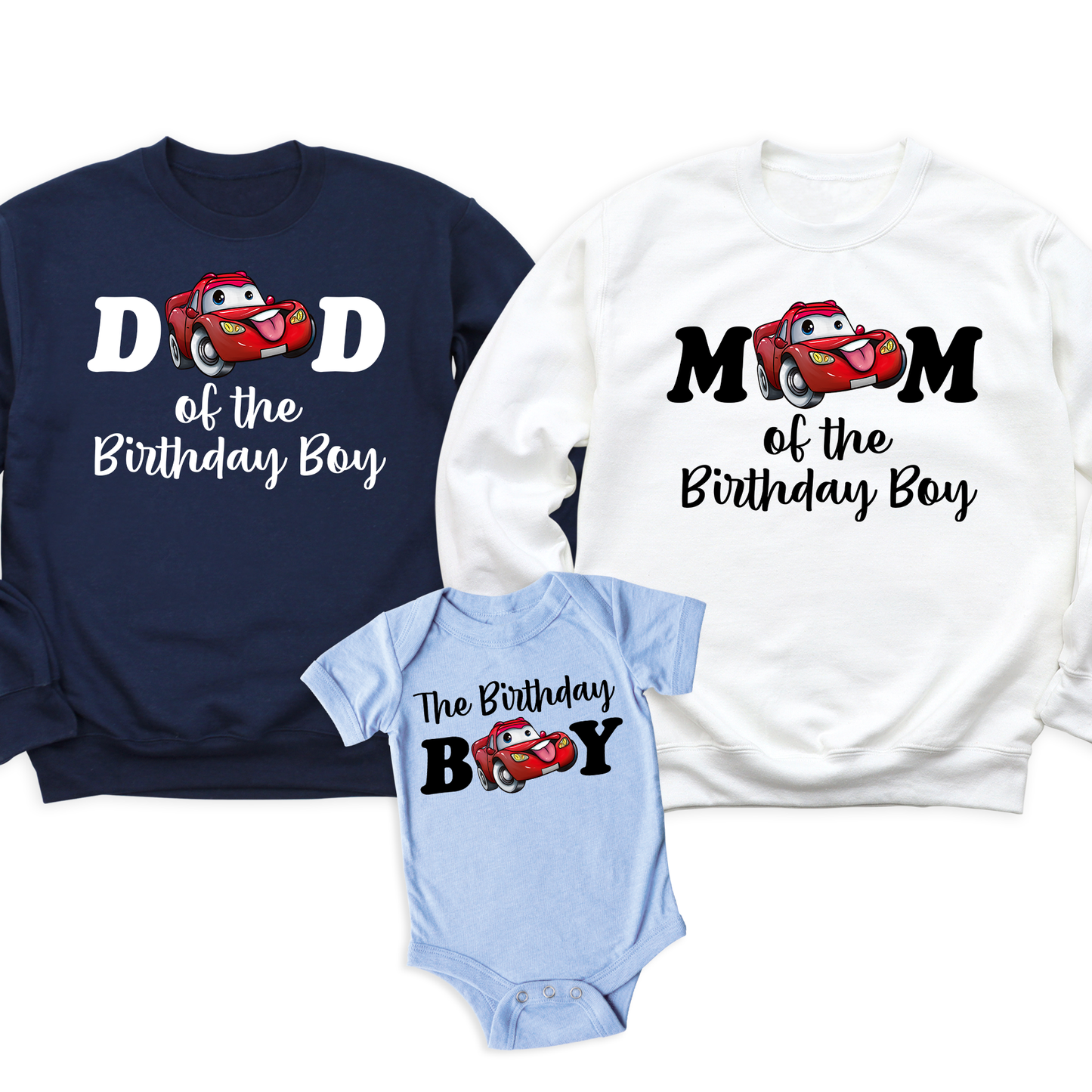 Cars Birthday Shirts family