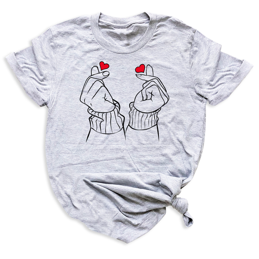 korean couple love shirts