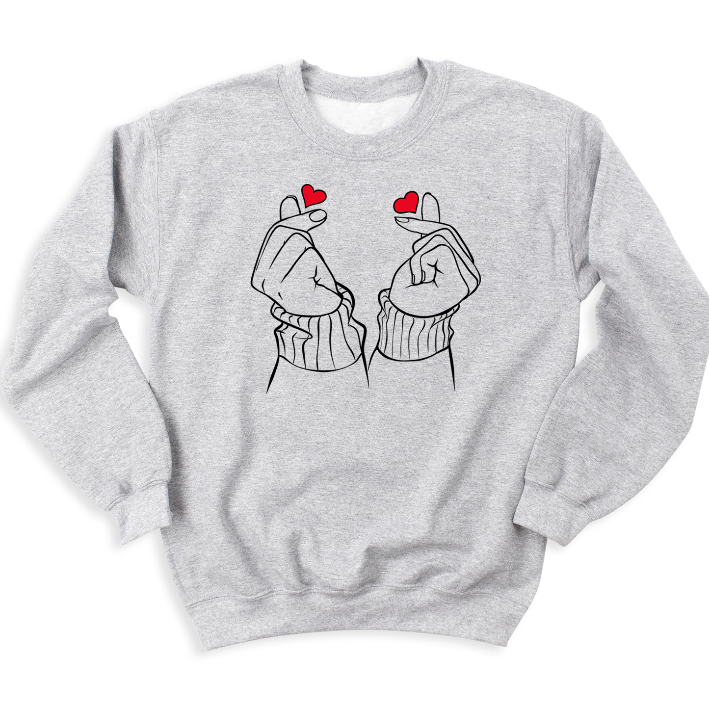 Korean Couple Heart Love Shirt