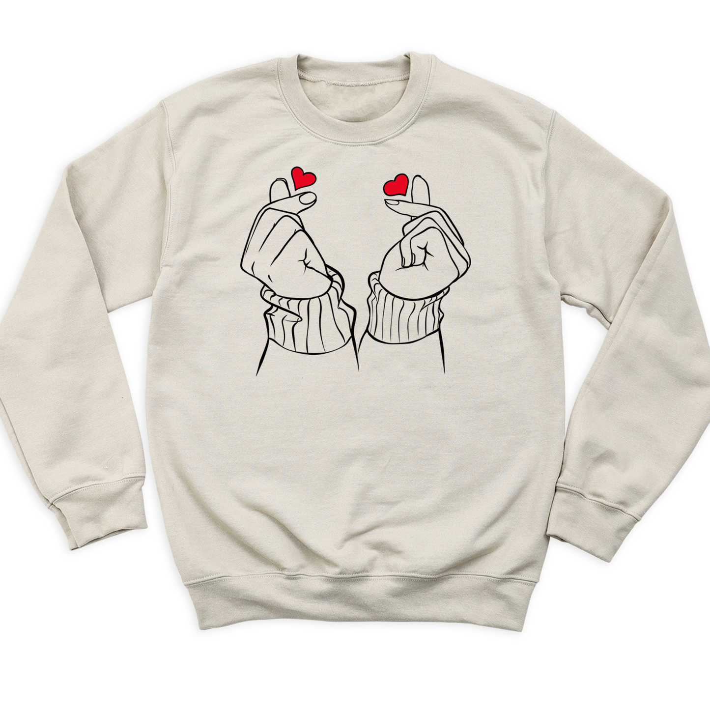 Korean Couple Heart Love Shirt