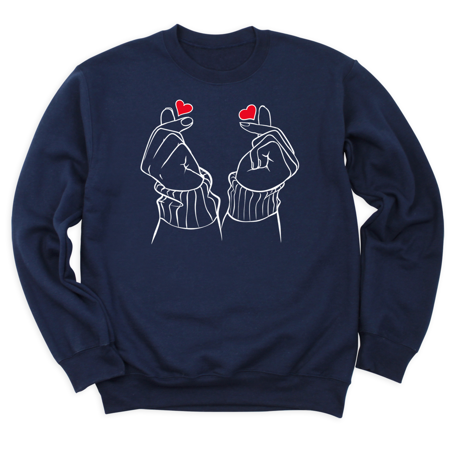 Korean Couple Heart Love Shirt