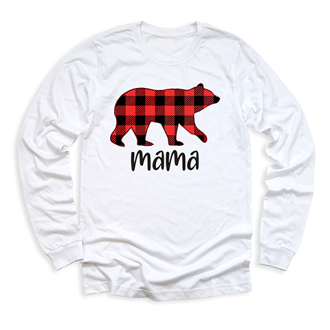 mama sleeve white