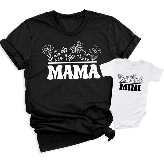 Mother's Day Mama Mini Matching T-Shirt