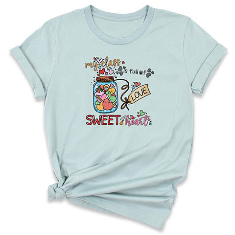 Sweat Heart Teacher Shirt