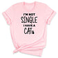 Funny Single Cat T-Shirt