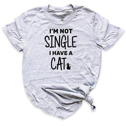 Funny Single Cat T-Shirt