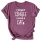 Funny Single Cat T-Shirt