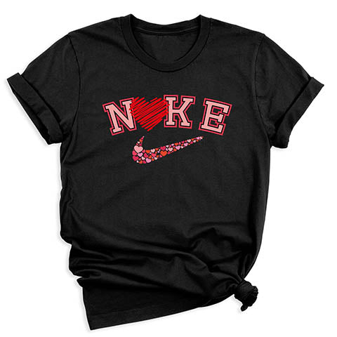 Nike-themed Valentine Shirt