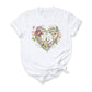 Floral Heart T-Shirt  T-Shirt ürününün kopyası