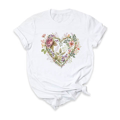 Floral Heart T-Shirt  T-Shirt ürününün kopyası