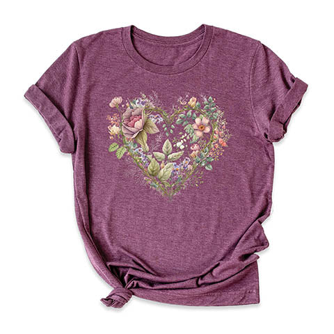 Floral Heart T-Shirt  T-Shirt ürününün kopyası