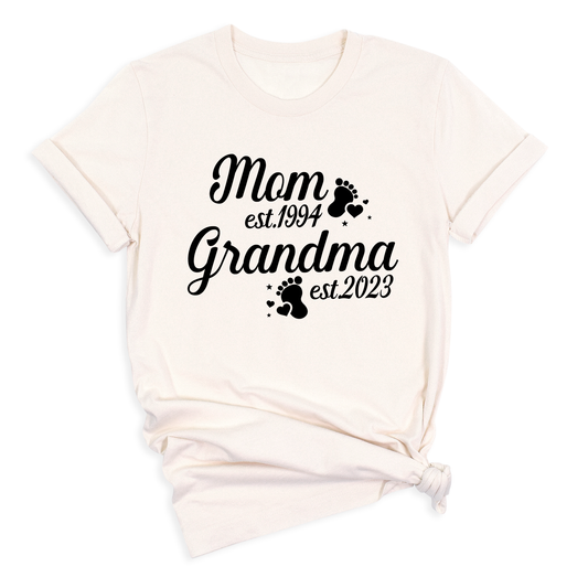 Mom Grandma Personalize T-Shirt