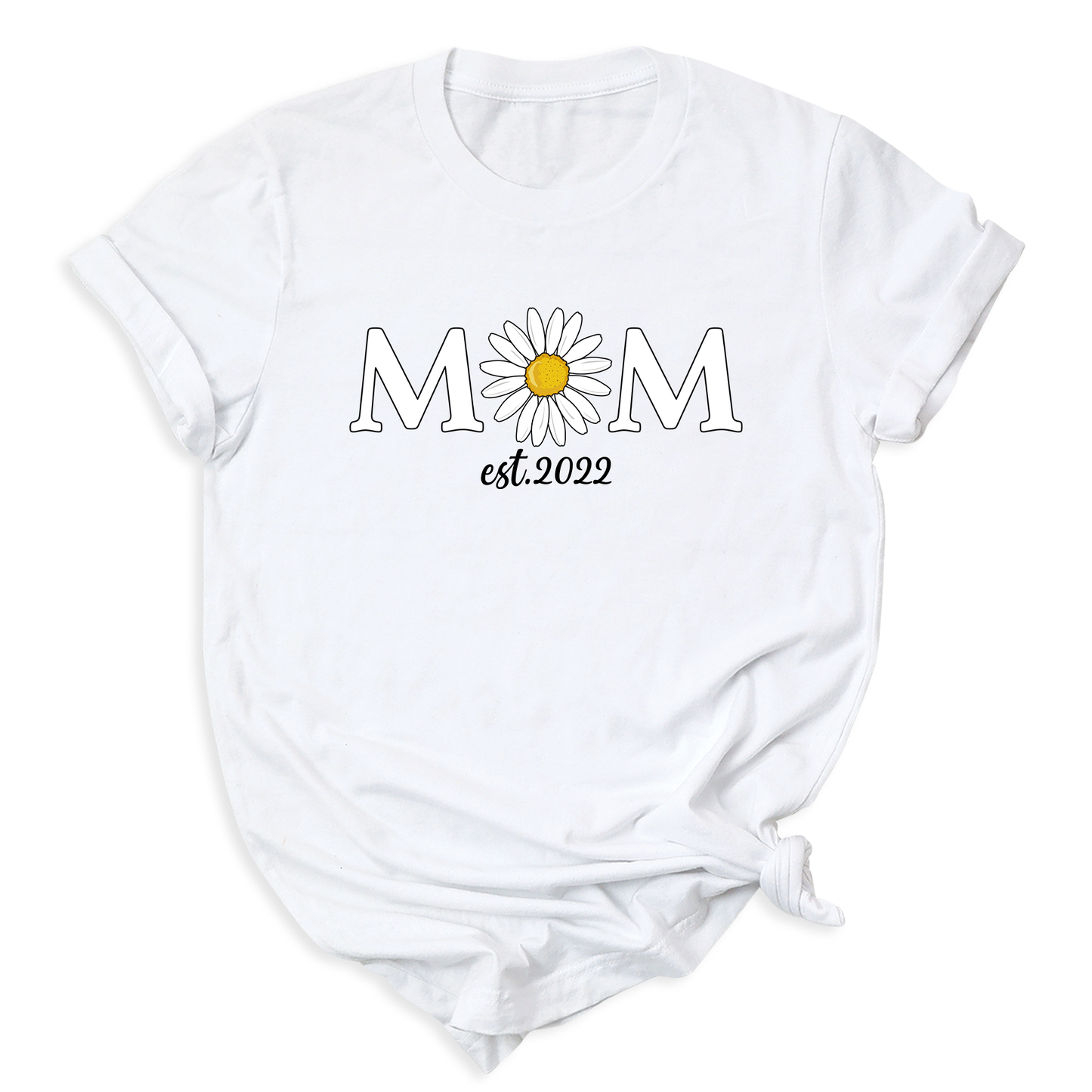 Mom Daisy Est Since T-Shirt