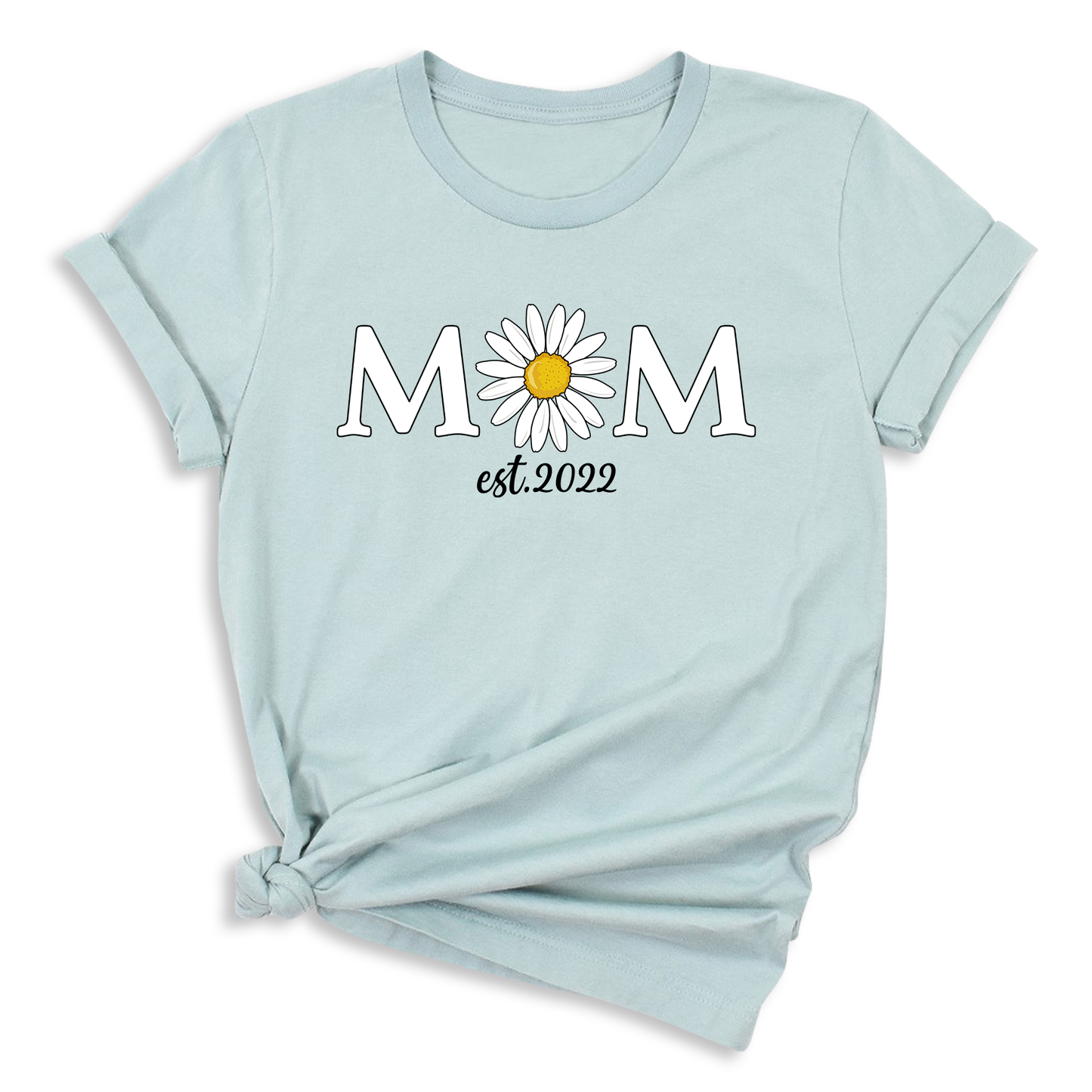 Mom Daisy Est Since T-Shirt