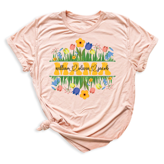 Mama Floral Custom T-Shirt