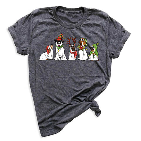 Lovely Dogs Christmas T-Shirts