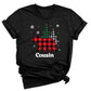 short sleeve family christmas tee