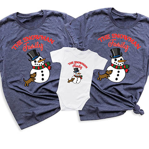 christmas family tees