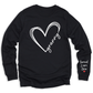 Love Granny Heart Shirt with Kid's Name