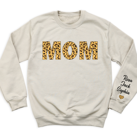 Personalized Mom Shirt with Kid's Names