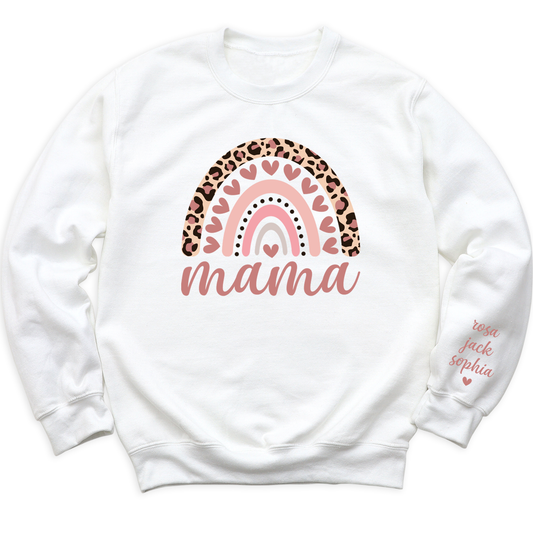 Mama Trendy with Kid's Names Shirt