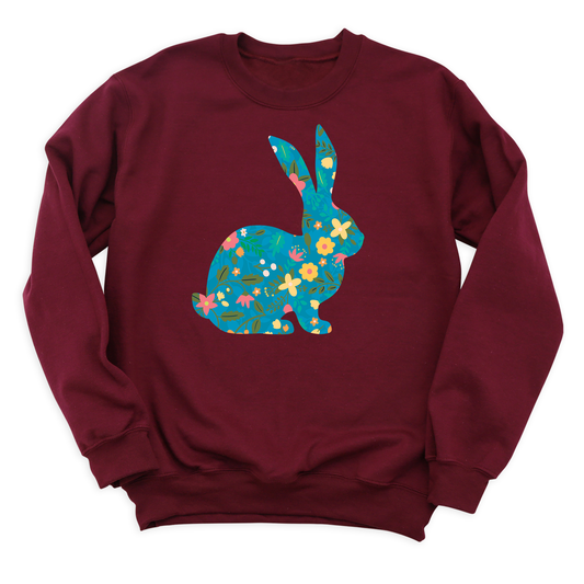 Floral Cute Rabbit Shirt