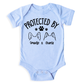 Baby Onesie Protected By Dog