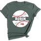 T Shirts for Baseball Custom Name and Number