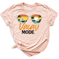 Vacation Summer Sunglasses and Palm Trees Vacay Mode Ocean T-Shirt