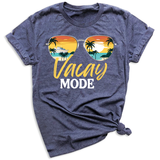 Vacation Summer Sunglasses and Palm Trees Vacay Mode Ocean T-Shirt