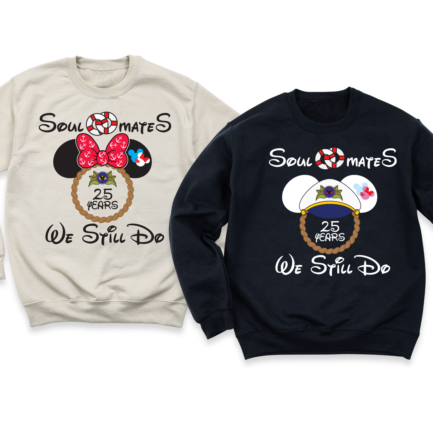 Disney Mickey and Minnie Mouse Soul Mate T Shirts