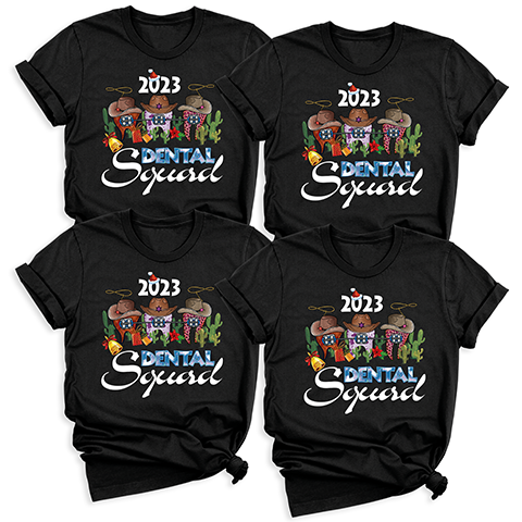 dental squad christmas tshirts