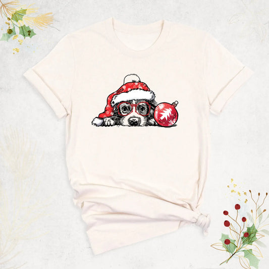 santa king dog shirts