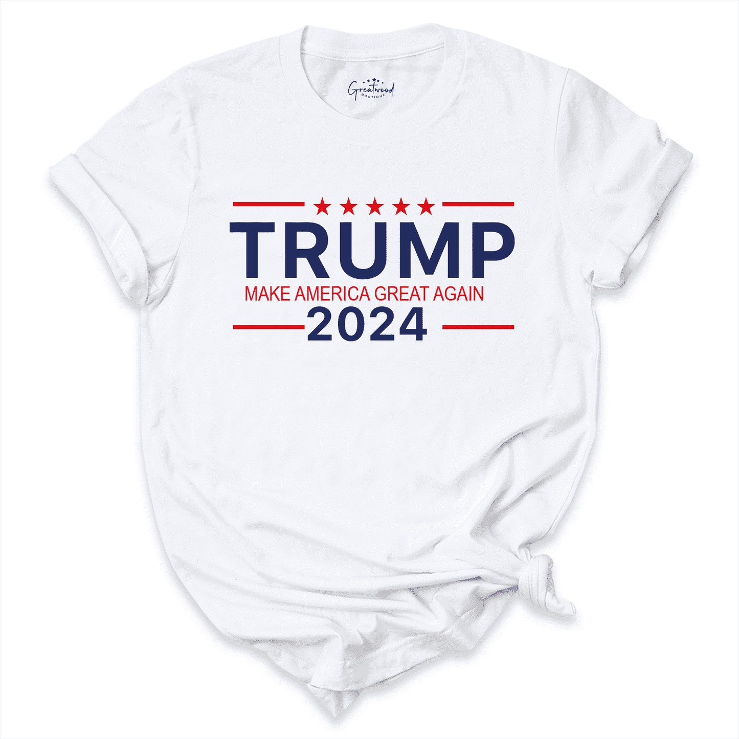 Trump 2024 Shirt White - Greatwood Boutique