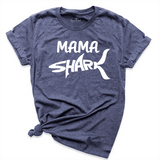 Mama Shark Shirt Navy - Greatwood Boutique