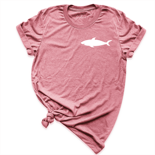 Cute Shark Shirt Mauve - Greatwood Boutique