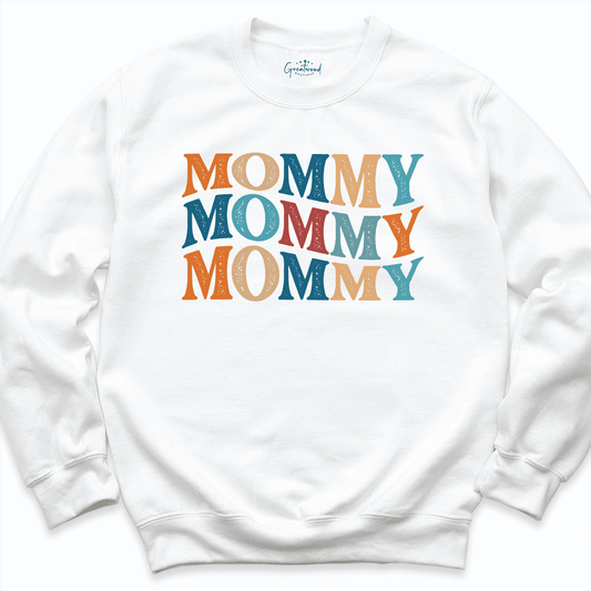 Mommy Sweatshirt White - Greatwood Boutique