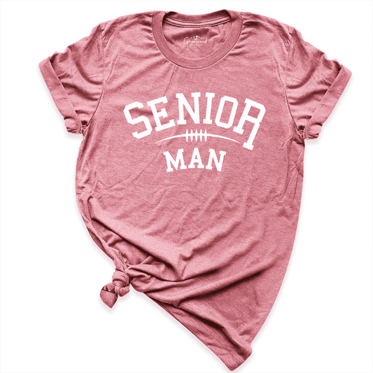 Senior Football Man Shirt Mauve - Greatwood Boutiqou