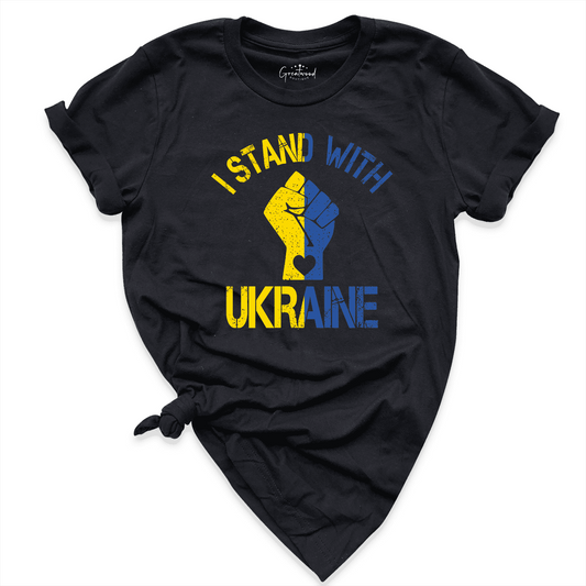 I Stand With Ukraine Shirt Black - Greatwood Boutique