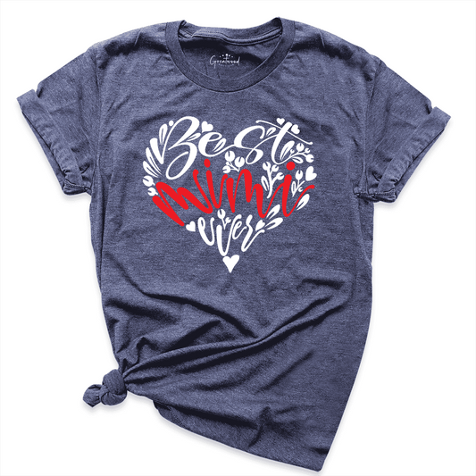 Best Mimi Ever Shirt Navy - Greatwood Boutique