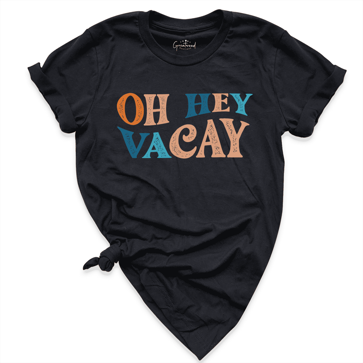 Vacay Shirt Black - Greatwood Boutique