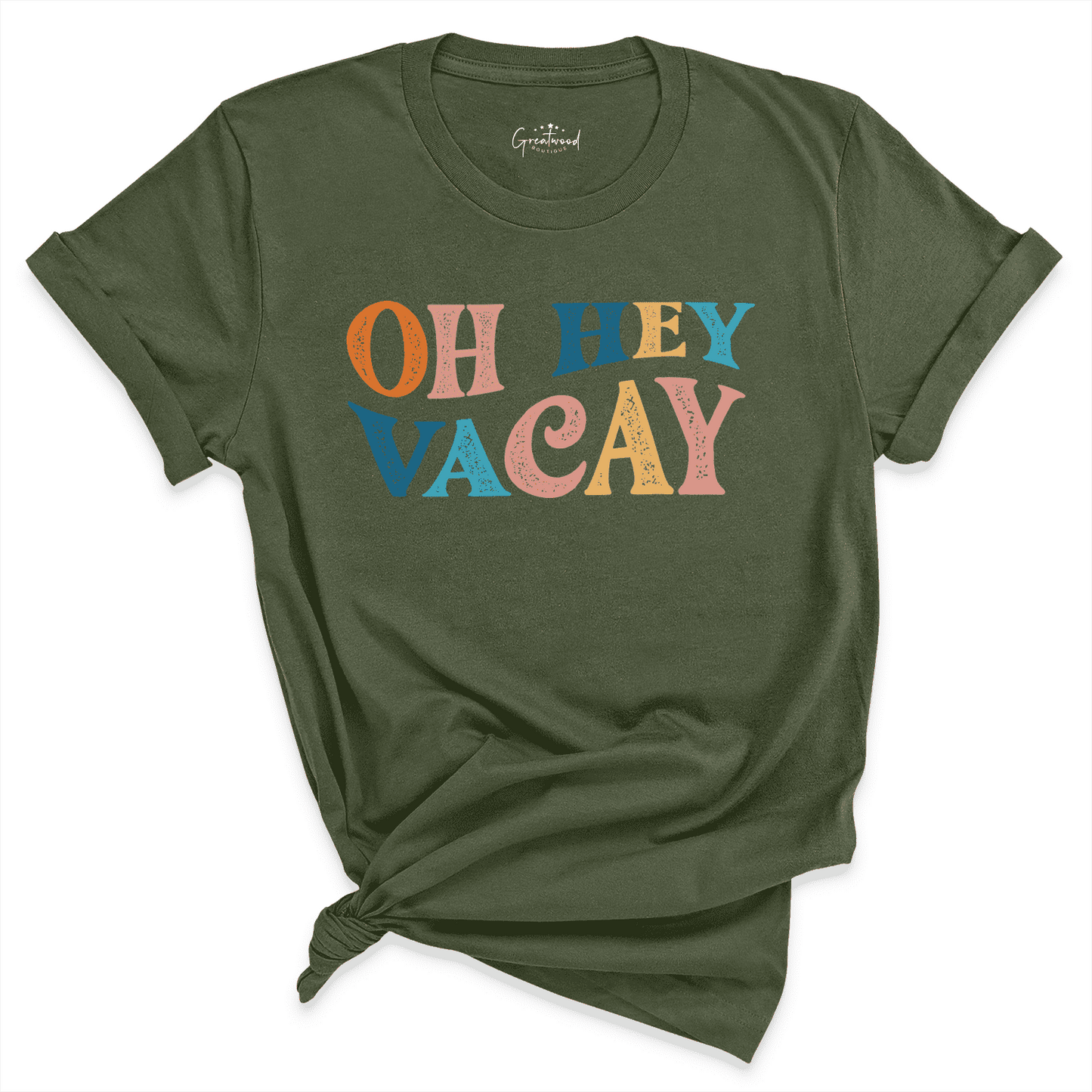 Vacay Shirt Green - Greatwood Boutique