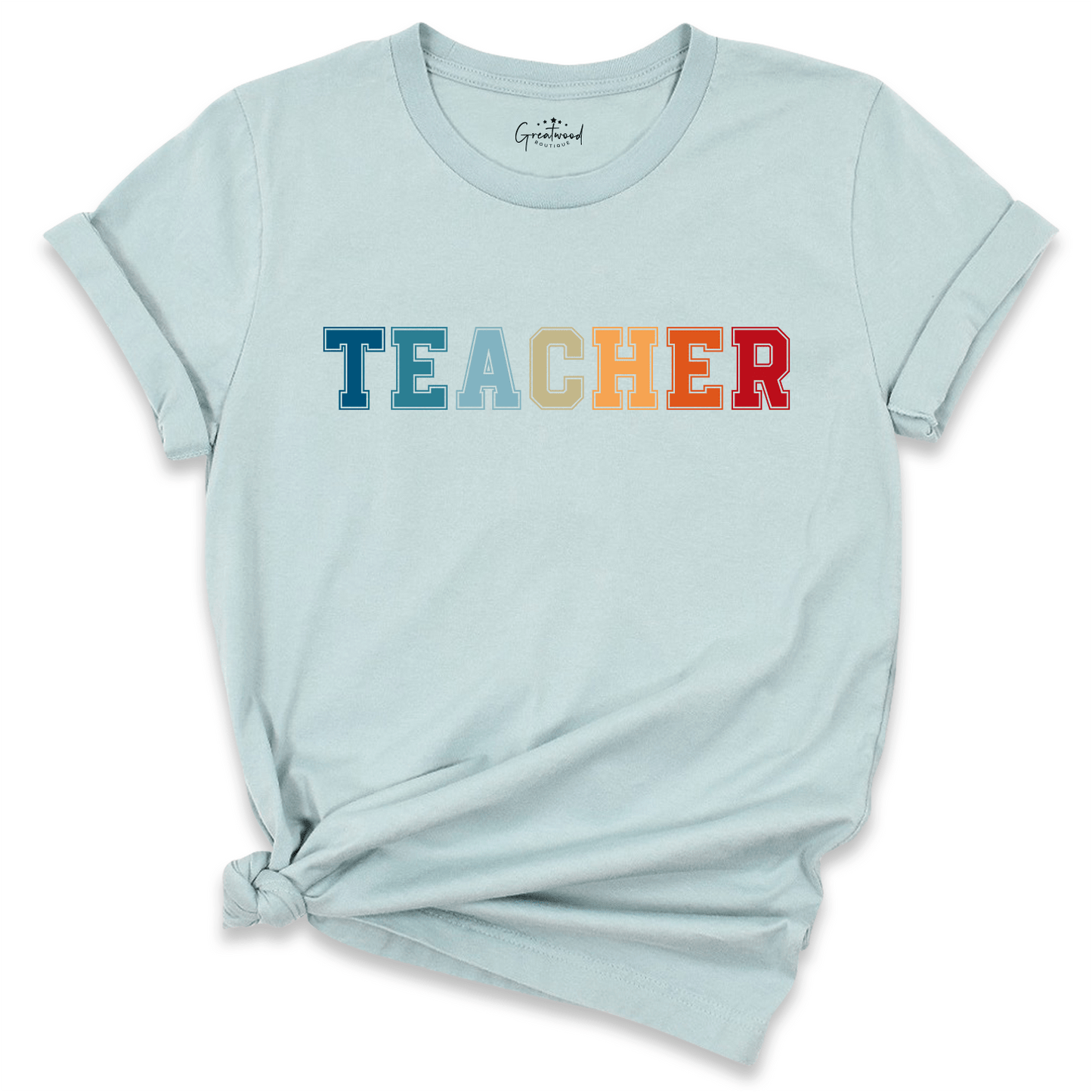 Teacher Shirt Blue - Greatwood Boutique