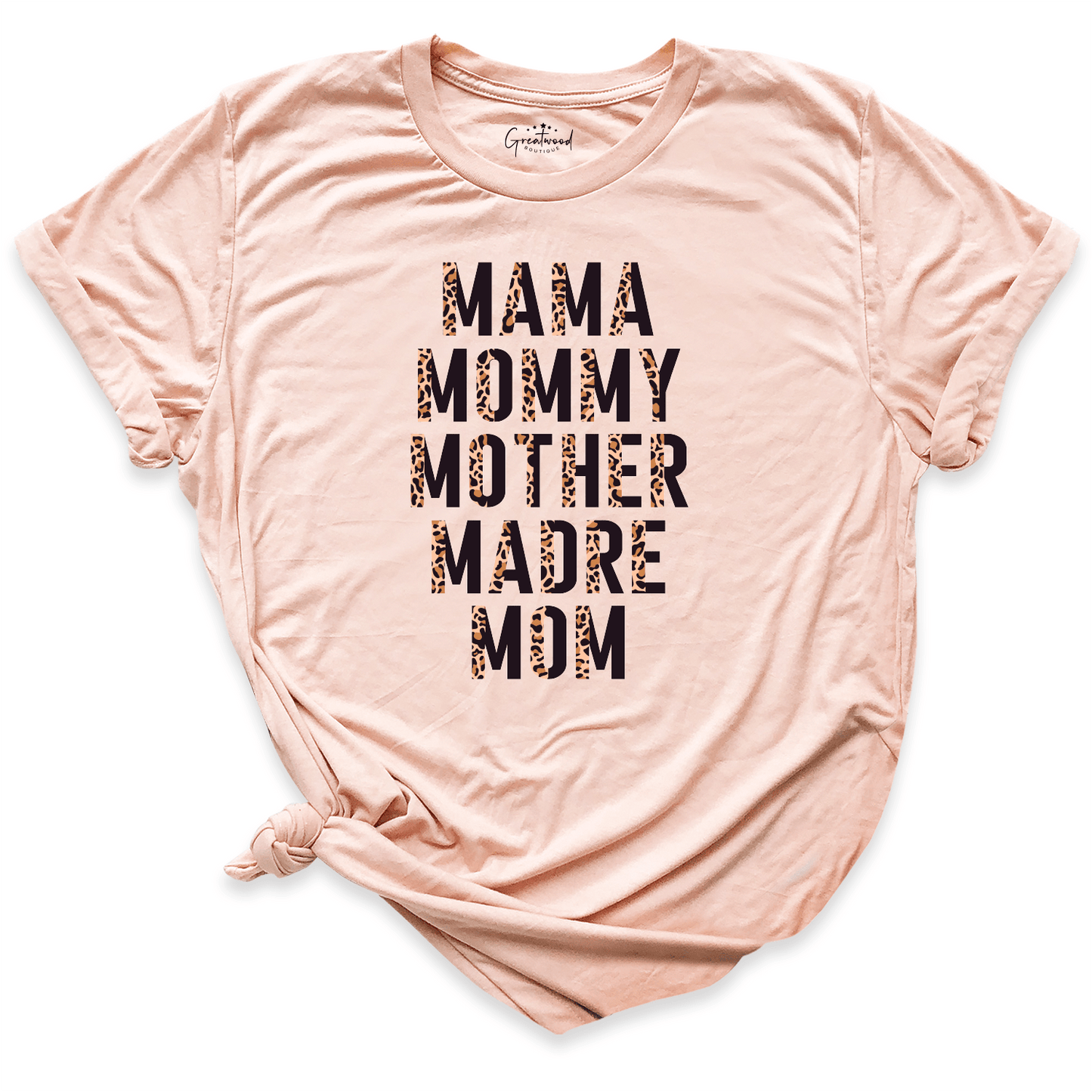 Mothers Shirt Peach - Greatwood Boutique