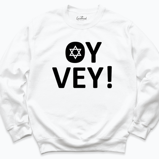 Oy Vey Shirt White - Gretwood Boutique